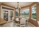 Charming breakfast nook with natural light and lovely views of the outdoor scenery at 16667 Tin Cup Ct, Parker, CO 80134