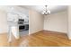 Spacious dining room featuring hardwood floors at 13800 E Marina Dr # 210, Aurora, CO 80014