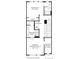 Third floorplan featuring a primary bedroom suite, two bedrooms, two baths and laundry at 700 Saddle Dr, Erie, CO 80516