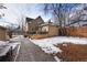 Stone pathway leads to detached garage in backyard at 3039 W 22Nd Ave, Denver, CO 80211