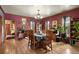 Formal dining room with hardwood floors and a large table at 3039 W 22Nd Ave, Denver, CO 80211