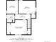 Second floor plan shows 3 bedrooms and a hall bath at 3039 W 22Nd Ave, Denver, CO 80211