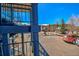 Convenient parking lot view with surrounding trees and easy access to the building at 214 N Main St # 14, Breckenridge, CO 80424