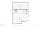Basement floor plan showcasing a flex room, storage and bathroom spaces with dimensions at 8724 Armadillo Trl, Evergreen, CO 80439