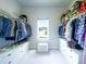 Organized walk-in closet with custom shelving and ample storage space at 609 Pioneer Camp Vw, Palmer Lake, CO 80133