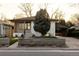 Contemporary home featuring clean lines and a welcoming entrance at 4631 Zuni St, Denver, CO 80211