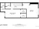 Upstairs floor plan showing the bedroom, primary bedroom, and multiple bathrooms at 4250 S Olive St # 108, Denver, CO 80237