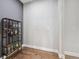 Cozy bar area features an industrial wine rack, hardwood floors and neutral paint at 16371 Jones Mountain Way, Broomfield, CO 80023