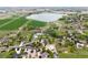 Aerial view of the property and surrounding area, showcasing its location and landscape at 3784 Whitetail Ct, Mead, CO 80542