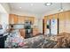 Spacious kitchen with granite countertops and stainless steel appliances at 3784 Whitetail Ct, Mead, CO 80542