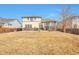 Extensive backyard providing plenty of space for recreational activities and landscaping at 1851 Ute Creek Dr, Longmont, CO 80504