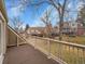 Outdoor deck overlooking the community, perfect for entertaining or relaxing on a sunny day at 7426 S Hudson Way, Centennial, CO 80122