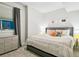 Serene bedroom with soft lighting features a plush bed, stylish dresser, and cozy decor for a relaxing retreat at 208 N Foote Ave, Lafayette, CO 80026