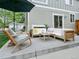Relaxing patio with comfortable seating, perfect for enjoying the outdoors at 208 N Foote Ave, Lafayette, CO 80026