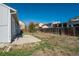 Backyard featuring a patio and a wood fence at 19000 E Mansfield Dr, Aurora, CO 80013