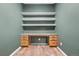 Office space features a built in desk and storage shelves at 15455 Canyon Rim Dr # 307, Englewood, CO 80112