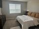 Bright bedroom with a large window, plush carpet, and a comfortable queen-size bed at 13432 Broad Wing Dr, Parker, CO 80134