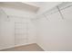 Walk-in closet featuring metal shelving, good for storage and organization at 8500 E Jefferson # 3C, Denver, CO 80237