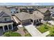 Aerial view of the house and surrounding neighborhood at 26774 E Archer Ave, Aurora, CO 80018