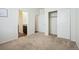 Bedroom with carpet and built-in closet at 26774 E Archer Ave, Aurora, CO 80018