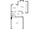 Detailed floor plan showcasing the layout of the second floor, including kitchen, living room, and garage at 7696 S Monaco E Cir, Centennial, CO 80112