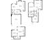 Detailed floor plan of the second floor, showing the kitchen, dining area, living room, garage, and bath at 7696 S Monaco E Cir, Centennial, CO 80112