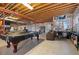 Expansive basement area perfect for entertainment with open ceiling and concrete flooring at 10662 Skydance Dr, Highlands Ranch, CO 80126