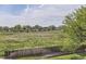 Picturesque backyard view showcasing a wooden fence and verdant trees on the horizon at 8635 Clay St # 417, Westminster, CO 80031