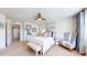 Light-filled bedroom with carpet, neutral decor, stylish furnishings, and serene ambiance for relaxation at 10016 Hough Pt, Parker, CO 80134