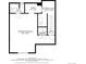 Basement floor plan with recreation room, bathroom, and laundry room at 120 S Locust St, Denver, CO 80224
