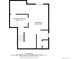 Basement floorplan featuring an electrical room and basement with dimensions noted at 1314 Ascot Ave, Highlands Ranch, CO 80126