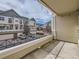Balcony with views of the townhome community at 9813 E Carolina Pl, Aurora, CO 80247