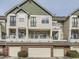 Exterior view of this lovely townhome with attached garage at 9813 E Carolina Pl, Aurora, CO 80247