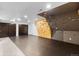 Basement recreation area with a large climbing wall at 5370 Pine Ridge Rd, Golden, CO 80403