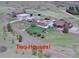 Sprawling property featuring two homes, a pool, playground, and RV parking, surrounded by open land at 1063 Clarke Ct, Castle Rock, CO 80109