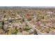 Neighborhood aerial view showcasing the home's location, near main roads at 1303 Jersey St, Denver, CO 80220