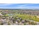 Beautiful aerial view of the neighborhood with parks, walking trails, and recreational areas at 18168 E Caley Cir, Aurora, CO 80016