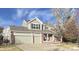 Charming two-story home with a three-car garage and well-maintained lawn and landscape at 18168 E Caley Cir, Aurora, CO 80016