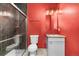 Modern bathroom featuring tiled shower, granite vanity, and new fixtures at 847 E 98Th Ave # 1806, Thornton, CO 80229