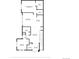 Floorplan showing the dimensions and relationship of the primary bedroom, living room, kitchen, and dining area at 847 E 98Th Ave # 1806, Thornton, CO 80229