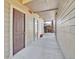 Hallway leading to a stairwell in a multi-unit residence at 12764 Ironstone Way # 103, Parker, CO 80134