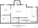 Basement floorplan featuring recreation room, wet bar, storage, bath and utility room at 3901 Stonegrass Pt, Broomfield, CO 80023