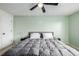 Comfortable bedroom featuring neutral-colored walls and a ceiling fan at 4620 W 108Th Pl, Westminster, CO 80031