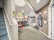 Cozy finished basement with media area, seating, and decor at 6432 S Robb Ct, Littleton, CO 80127