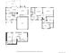 Detailed three-story floor plan showcasing the layout of the home, including living spaces, bedrooms, and bathrooms at 3543 Foxridge Trl, Highlands Ranch, CO 80126