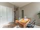 Bright office with a modern wood desk, complemented by stylish decor and wood floor at 638 W 175Th Ave, Broomfield, CO 80023