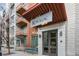 Jack Kerouac Lofts entrance featuring modern architecture, inviting entrance, and well maintained surroundings at 3100 Huron St # 4Q, Denver, CO 80202