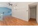 Living room with hardwood floors and an open dining area concept at 4195 W 111Th Cir, Westminster, CO 80031