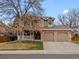 Charming two-story home with a two-car garage, brick accents, and well-manicured front yard at 1123 E 132Nd Way, Thornton, CO 80241