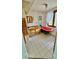 Bathroom featuring colorful vanity, a claw foot tub, ceramic tile and artwork at 2320 22Nd St, Boulder, CO 80304